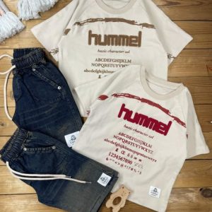 ست تیشرت و شلوارک جین hummel